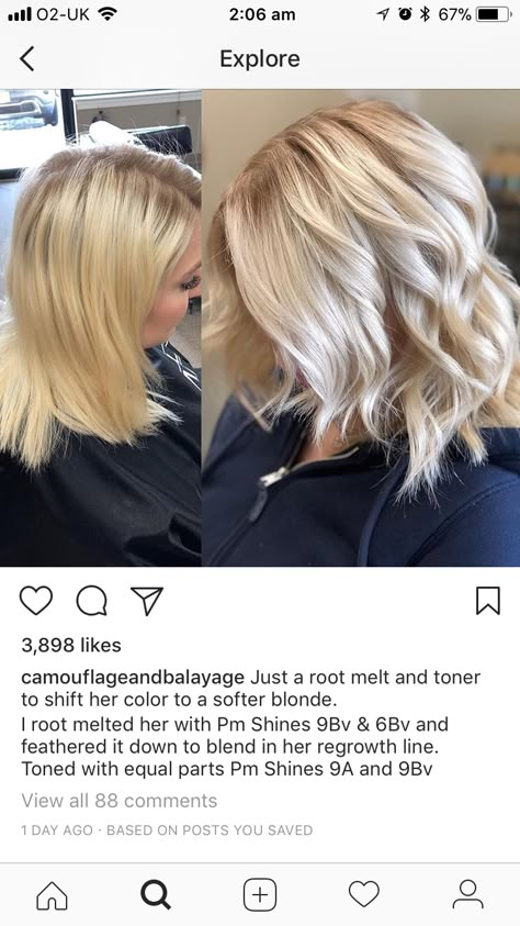 Fall Hair Colors For Platinum Blondes, Creamy Blonde Toner, Creamy Blonde Shades Eq Formula, Toner On Blonde Hair, Blonde Toner Formula, Creamy Blonde Hair Highlights, Redken Formulas, Shades Eq Formulas, Baby Blonde Hair