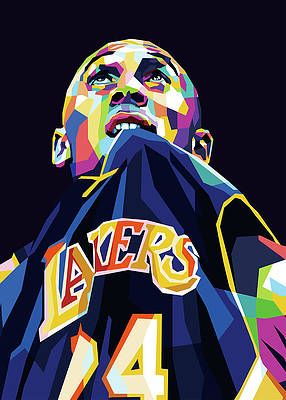 Digital Art - Basket Ball Pop Art by Kamado Tanjirou Michael Jordan Art, Kobe Bryant Poster, Pop Art Artists, Worship Praise, Dorm Room Inspo, Art Merchandise, Basketball Posters, Sports Hero, Shirt Prints