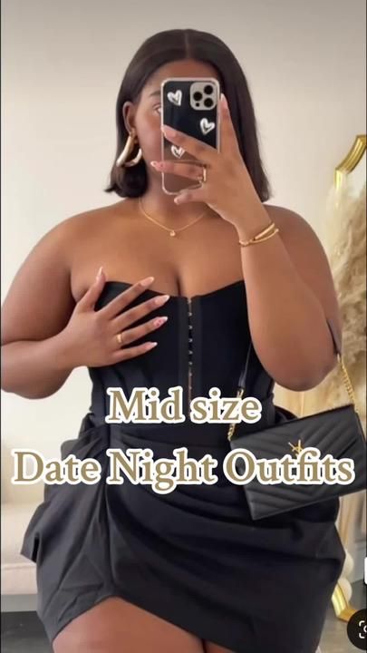 StylesbyTisha on TikTok Mid Size Club Outfits, Mid Size Outfits Night Out, Mid Size Date Night Outfit, Plus Size Going Out Outfits Night, Plus Size Going Out Outfits, Curvy Date Night Outfit, Going Out Outfits Night Club, Go Out Outfit Night, Nice Outfits