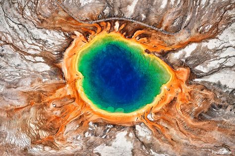 Grand Prismatic Spring, Grand Prismatic, Earthly Delights, Canada National Parks, Parks Canada, Green Ring, Forest Pictures, Destination Voyage, Hot Spring