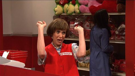 Target Lady From Saturday Night Live Movie Costume Ideas, Target Lady, Tv Show Characters, Show Characters, Kristen Wiig, Halloween Costume Ideas, Movie Costumes, Saturday Night Live, Diy Halloween Costumes