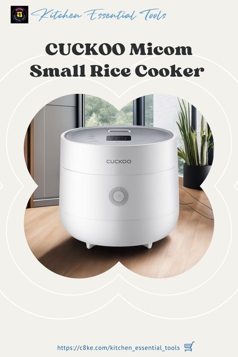 CUCKOO Micom Small Rice Cooker 10 Menu Options: White, Oatmeal, Brown, Quinoa, & More, Smart Fuzzy Logic, 3 Cups / 0.75 Qts. (Uncooked), 6 (Cooked), CR-0375F White. ... more amazon products in the link below ... "https://c8ke.com/kitchen_essential_tools" Small Rice Cooker, Essential Kitchen Tools, Rice Cooker, Car Cleaning, Kitchen Essentials, Rice, 10 Things