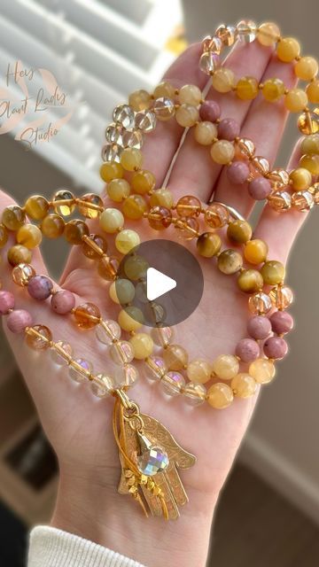 6.6K views · 1.3K likes | Meditation Beads + Spiritual Jewelry on Instagram: "☀️💕Radiant Being of Light 💕☀️ These joyous Mala beads just landed in the shop. They feature delicious honey 🍯 citrine, honey calcite, yellow opals, gold and yellow aura quartz 🌟, Rhodonite, and golden tigers eye! Happy Beads! 🧡💛💕☀️🧡💛💕☀️" Being Of Light, Yellow Aura, Golden Tigers, Golden Tiger, Honey Calcite, Meditation Beads, Yellow Opal, Spiritual Jewelry, Aura Quartz