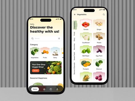 Online Grocery Shopping Mobile App Design by CMARIX on Dribbble App Design Layout, Groceries App, Application Design, Online Grocery Shopping, App Ui Design, Mobile App Design, Grocery Delivery, Shopping App, Delivery Groceries