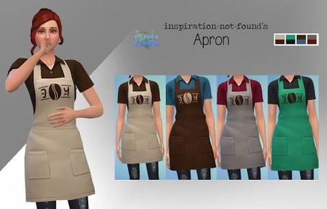 Sims 4 Barista Outfit Cc, Sims 4 Barista Outfit, Sims 4 Bartender Outfit, Sims 4 Barista Cc, Sims 4 Work Uniform Cc, Sims 4 Waiter Outfit Cc, Sims 4 Waitress Outfit, Sims Uniform, Sims 4 Apron Cc