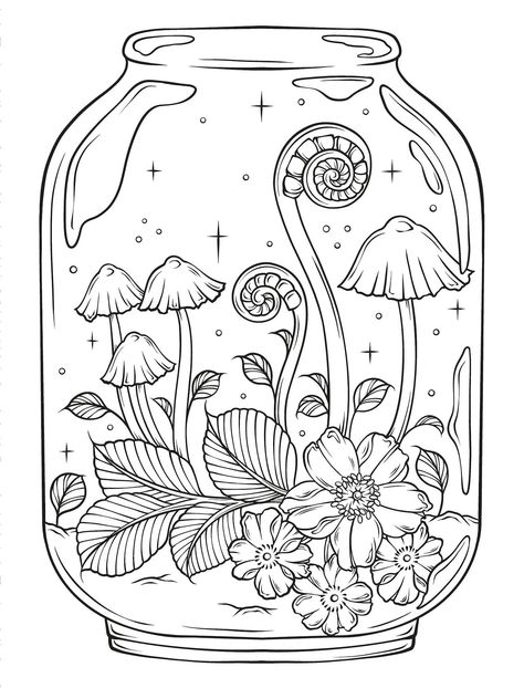 Vibes Coloring Pages, Earthy Coloring Pages, Coloring Pages Self Love, Free Cute Coloring Pages Printables, Cottagecore Colouring Pages, Coloring Pages Cottagecore, Spiritual Coloring Pages Free Printable, Fairycore Coloring Pages, Girly Coloring Pages Aesthetic