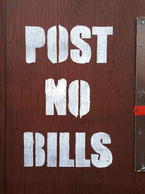 POST NO BILLS : Vernacular Typography Company Logo, Tech Company Logos, Typography, ? Logo