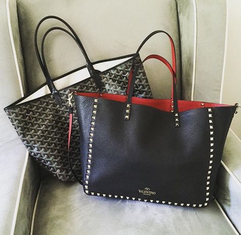 Tote Bags Designer Brand, Rich Bags, Designer Totes Handbags, Luxury Tote Bag, Goyard Tote, Valentino Bag, Luxury Tote Bags, Best Tote Bags, Handbags Luxury