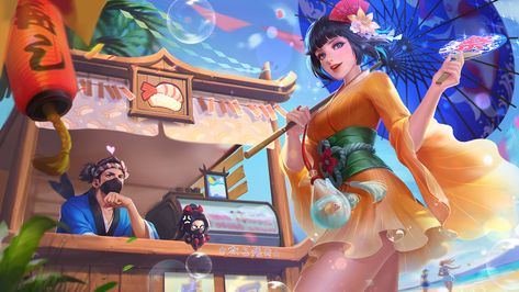 Wallpaper Hayabusa Mobile Legends Hd Kagura Summer, Bruno Mobile Legends, Sushi Master, Alucard Mobile Legends, Legend Wallpaper, The Legend Of Heroes, Good Anime To Watch, Fair Play, Mobile Legend