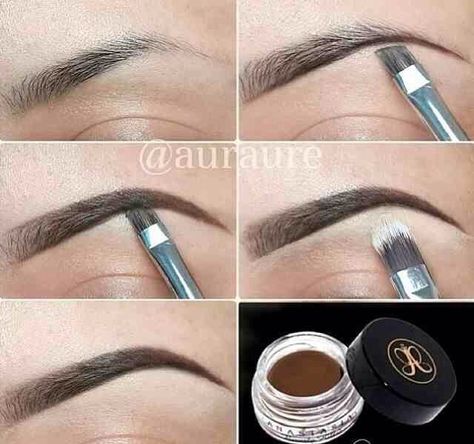 Brow Filler, How To Do Eyebrows, Filling In Eyebrows, Dip Brow, Perfect Eyebrows, Perfect Brows, Eye Make, Eyebrow Makeup, Love Makeup