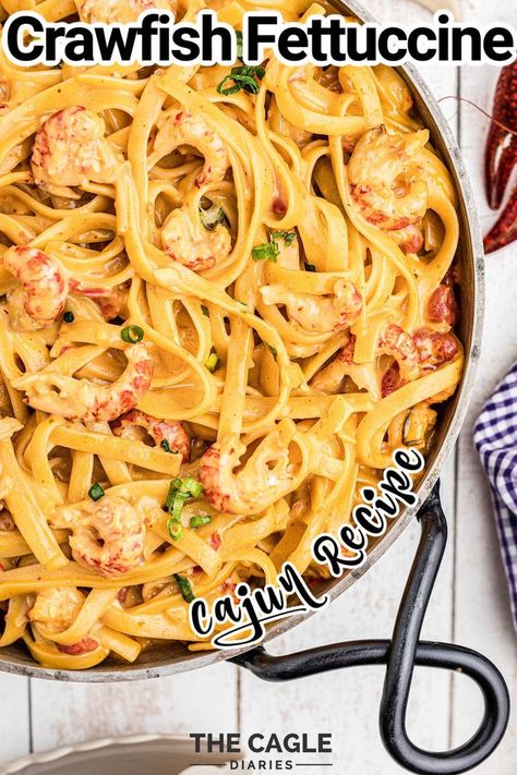 Tasty, cheesy and full of Cajun flavor Crawfish Fettuccine is a family favorite for us. The perfect use for those leftover crawfish too. See my step by step guide on how to cook this favorite Louisiana Classic Recipe. Crawfish Fettucine Recipe Louisiana Easy, Cajun Crawfish Fettuccine, Crawfish Balls, Crawfish Fettuccine Recipes, Leftover Crawfish Recipes, Crawfish Fettucine Recipe Louisiana, Crawfish Fettucine Recipe, Southern Chicken Stew Recipe, Crawfish Pasta