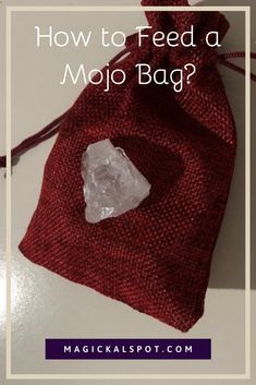 Here's How to Feed a Mojo Bag [DIY Guide] Cleansing Spells, Witchy Diy, Witchcraft Diy, Hoodoo Magic, Wiccan Crafts, Mojo Bags, Luck Spells, Homemade Oil, Magical Thinking