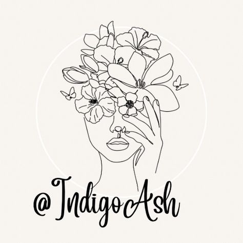 Nichole Ash Indigo Bloom Logo, For Business Logo, Logo Design Beauty, My Logo, Branding Logo Design, Beauty Logo, Business Logo Design, Business Logo, Helping Others