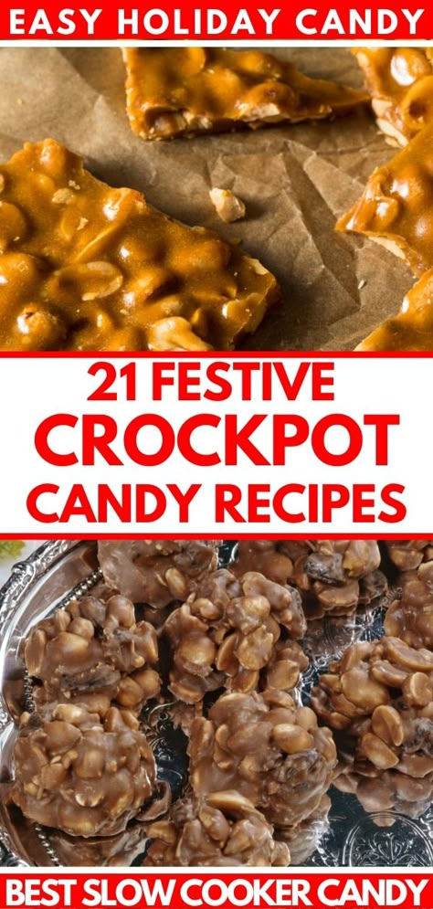 Slow Cooker Turtles, Crockpot Candies Recipes, Crockpot Turtles Candy, Chocolate Clusters Crockpot, Crockpot Fudge Recipes, Crockpot Christmas Candy Easy Recipes, Crockpot Treats, Easy Crockpot Turtles, Crockpot Christmas Crackers Recipe