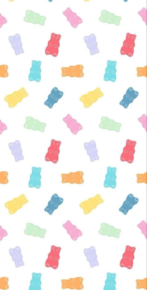 Gummy Bear Wallpaper Iphone, Candy Background Wallpapers, Cute Gummy Bears Wallpaper, Gummy Wallpaper, Gummy Bear Wallpaper, Bears Wallpaper, Sassy Wallpaper, Vintage Flowers Wallpaper, Iphone Wallpaper Pattern