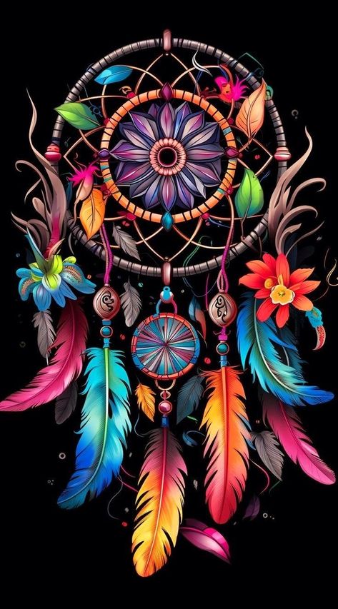 Co Existence Art, Dream Catcher Wallpaper Iphone, Image Zen, ليلو وستيتش, Diy Feather, Dreamcatcher Wallpaper, Dream Catcher Art, Whatsapp Wallpaper Cute, Diy Crafts Bookmarks