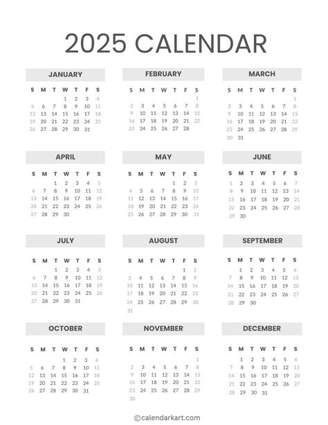 Free Printable Year At A Glance Calendar 2025 - CalendarKart Year At A Glance Calendar, At A Glance Calendar, Artsy Background, Photography Journal, Year At A Glance, At A Glance, Goal Setting, Free Printable, Free Printables