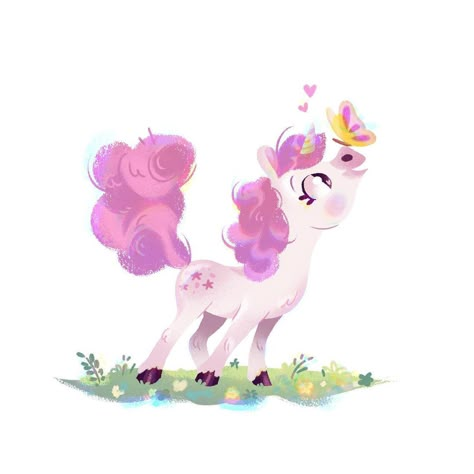 Pony Character Design, Unicorn Illustration Art, Unicorn Cartoon, Unicorn Character, Cute Unicorn Drawing, Unicorn Character Design, Pony Illustration, Baby Unicorn Drawing, Unicorn Cute Illustration