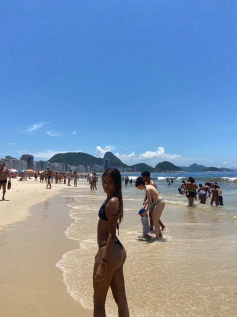 Rio Photos, Copacabana Beach, Travel Aesthetic, Brazil, Travel