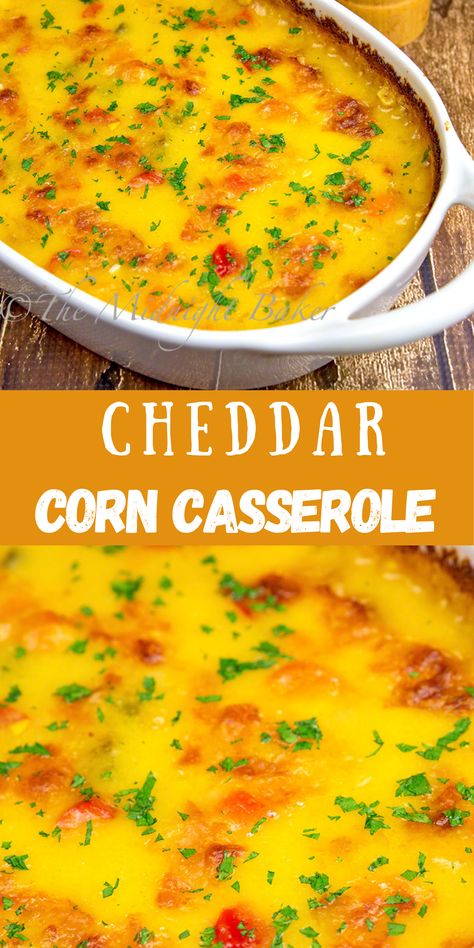 Cheddar Corn Casserole is the perfect summer dinner recipe. Cheddar Corn Casserole, Corn Souffle, Corn Pie, Cheddar Soup Recipe, Publix Recipes, Corn Dishes, Corn Casserole, Cheddar Soup, Summer Recipes Dinner