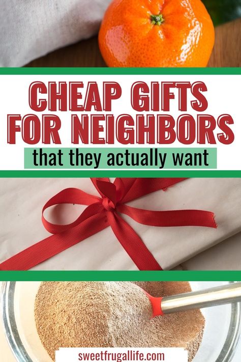 Healthy Neighbor Christmas Gifts, New Year’s Eve Neighbor Gifts, Neighbor Appreciation Gifts, Christmas Gifts For Mailman, Birthday Gifts For Neighbors, Good Neighbor Day Ideas, Neighbor Xmas Gift Ideas, Christmas For Neighbors, Small Gifts For Neighbors