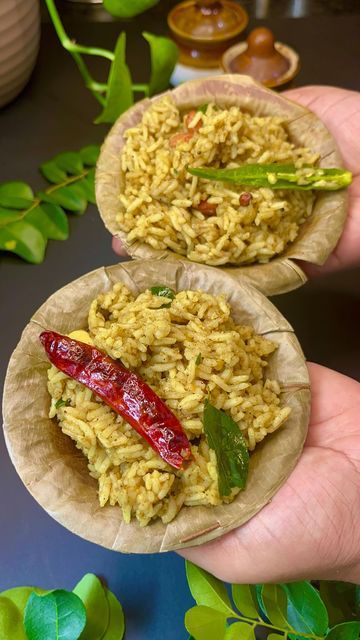 Pulihora Recipe Temple Style, Pulihora Recipe, Temple Food, South Indian Food, Indian Food, Indian Food Recipes, Temple, Saree, On Instagram