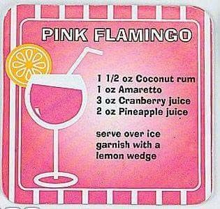 Pink Flamingo Drink, Flamingo Friday, Flamingo Cocktail, Flamingo Drink, Cocktail Drinks Alcoholic, Mixed Drinks Alcohol, Yummy Alcoholic Drinks, Liquor Drinks, Boozy Drinks