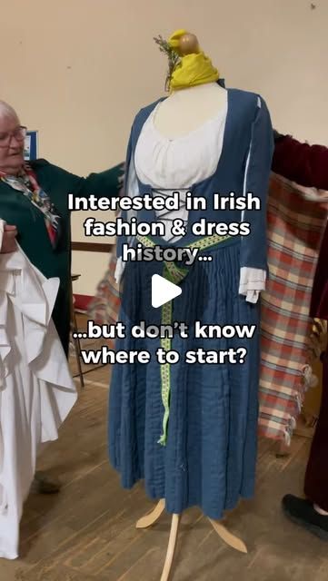 Laura Fitzachary | Historian 📚 on Instagram: "Fashion History Friday 🪡  Top picks of places to visit in Ireland if you want to know more about our history of dress!   Exciting things coming in 2025 👀  1. National Museum of Ireland - Archaeology (Dublin) for prehistoric jewellery and bog found clothing   2. Mountmellick Embroidery Museum in Laois for the influence of the Quaker community on Irish dress  3. The Museum of Style Icons for Irish and international dress from stage and screen (Kildare)  4. National Museum of Ireland - Country Life in Mayo for Irish rural dress  5. Ulster Canal Stores Visitor Centre (Monaghan) for all things Clones Lace!  & 6. National Museum of Ireland - Decorative Arts & History (Dublin) for Irish dress from 17th to 20th century   Have you visited any yet? Irish National Costume, Irish Culture Clothing, Celtic Dress Irish, Traditional Celtic Clothing, Historical Irish Clothing, Traditional Irish Clothing, Mountmellick Embroidery, Irish Clothes, Ireland Clothing