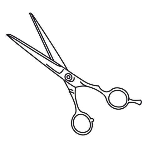 Small Shears Tattoo, Hair Scissors Drawing, Scissor Tattoo Design, Salon Tattoo Design, Scissors Tattoo Design, Shears Drawing, Hair Scissor Tattoos, Hair Stylist Tattoo, Scissors Clipart