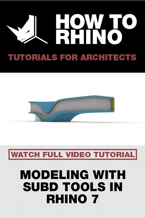 Rhino 7 is currently under development. However, we will be taking a look at Rhino 7 Work in Progress version and new SubD tools that are on a good track to replace T-splines plugin for Rhino 5 that was the king of SubD modeling. In this tutorial, we will be going over some simple techniques using these new Rhino modeling tools in order to create this conceptual project designed by @archihab. Rhino Subd Architecture, Rhino Tutorial, Digital Rendering, Rhino 3d, Free Training, Work In Progress, The King, Architects, Look At