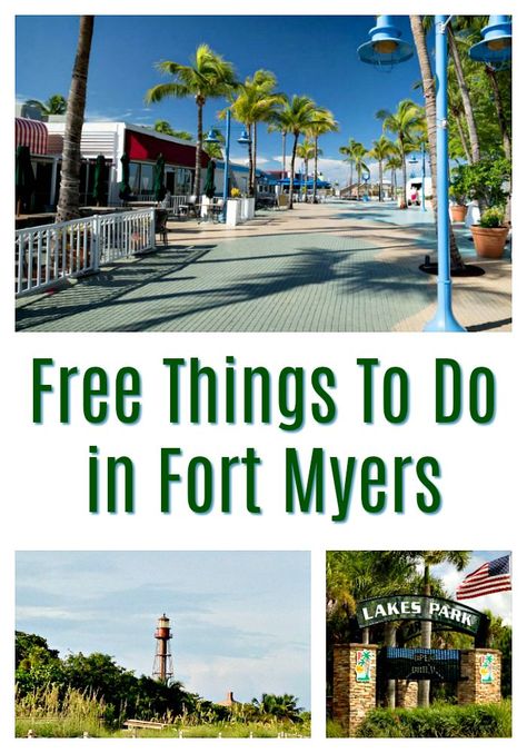 11 Free Things To Do in Fort Myers | Fort Myers Florida is filled with fun things to do for the whole family, including some incredible free things! Plan your visit to Fort Myers and be sure to check out these free things to do | Food Wine Sunshine #floridavacation #floridatravel #traveltips #traveldestinations #florida Ft Myers Florida, Fort Myers Beach Florida, Cape Coral Florida, Sanibel Island Florida, Fort Myers Beach, Fort Myers Florida, Visit Florida, Sanibel Island, Naples Florida