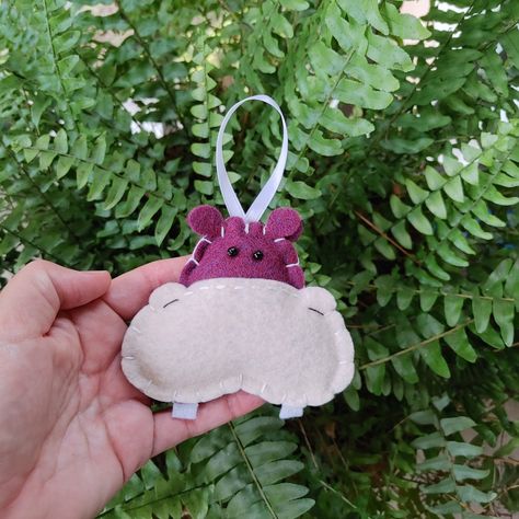 Hippo Ornaments, Custom Species, Hippo Crafts, Hippopotamus For Christmas, Christmas Light Ornament, Save Our Oceans, Diy Ornaments, Purple Christmas, Lighted Ornaments