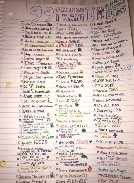 VSCO - 99 Things I Want to Do Before Summer Ends  sallypendergrass Bff Bucket List, Summer Bucket List For Teens, Ultimate Summer Bucket List, Best Friend Bucket List, Bucket List For Teens, Summer List, Bored Jar, Summer To Do List, Karaoke Party