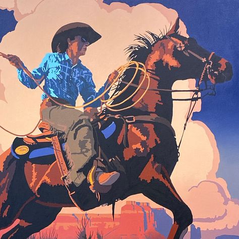 Billy Schenck — Broschofsky Galleries Cowboy Comic, Western Pop Art, Billy Schenck, Western Pics, Cowboy Wallpaper, Western Graphics, Western Things, Kansas City Art Institute, Western Wallpaper