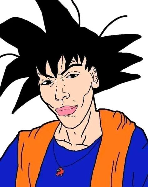 Goku Meme, Goku Funny, Goku Face, Dbz Funny, Ball Painting, Goku Pics, Dora Funny, Dragon Ball Painting, Cocoppa Wallpaper