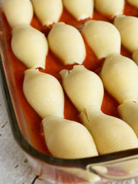 Healthy Stuffed Shells, Freezer Meals Recipes, Happy Money Saver, Best Freezer Meals, Freezer Dinners, Happy Money, Freezer Friendly Meals, Freezable Meals, Shells Recipe