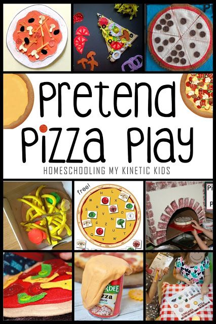 Pretend Pizza Play for National Pizza Day // Homeschooling My Kinetic Kids // 16 ways to play pretend and learn with pizza. Celebrate National Pizza Day (Feb 9) with play! So many ideas from DIY felt play food to pizza sauce slime to paper toppings kids can make themselves. Learn fractions, money, patterning, and more with pizza! Diy Felt Play Food, Preschool Pizza, February Home Decor, Felt Pizza, Pizza Project, National Pizza Day, Finger Gym, Kids Pizza, Best Homemade Pizza