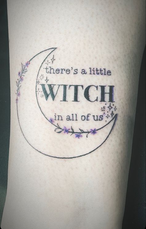 Practical Magic Tattoo Quotes, Practical Magic Tattoo Ideas, Tattoos Witchy, Practical Magic Tattoo, Coolest Tattoos, Magic Tattoos, Girls Tattoo, Magic Tattoo, Tat Ideas