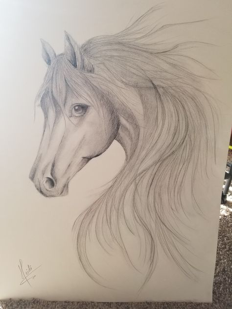 Art Sketchbook With Color, Simple Horse Sketch, Pencil Drawings Of Animals Easy, Horse Art Drawing Sketches, Pencil Art Drawings Animals, Horse Drawings Pencil, Horse Sketch Easy, Pencil Drawings Of Horses, Pencil Art Animals