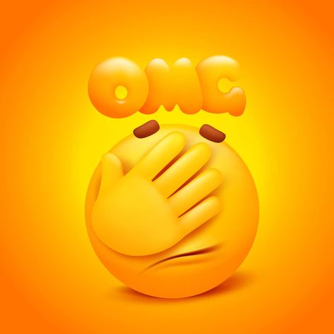 Omg Emoji, Hand Emoji, Emoji Images, Image Swag, Emoji Faces, Smiley Faces, Facial Expressions, Smiley Face, Adobe Stock