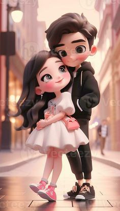 Cartoon Couple Photos, Cute Cartoon Couples Wallpapers, Anime Boy Smile, Sweet Couple Cartoon, Anime White Hair Boy, Classy Food, Hug Cartoon, Cute Couple Dancing