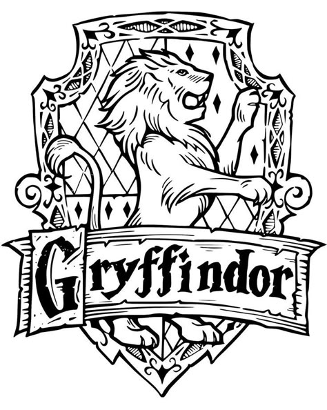 Gryffindor Symbol, Harry Potter Gryffindor Logo, Harry Potter Clip Art, Harry Potter Silhouette, Harry Potter Coloring Pages, Harry Potter Font, Harry Potter Free, Harry Potter Colors, Harry Potter Logo