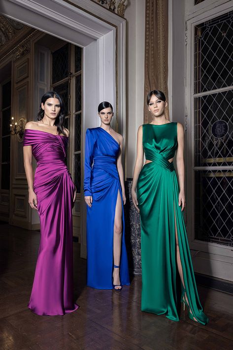 Black Tie Optional Attire, Zuhair Murad Dresses, Moda Outfit, Full Length Gowns, Pre Fall Collection, Guest Attire, Fall 24, Zuhair Murad, Bridesmaid Gown