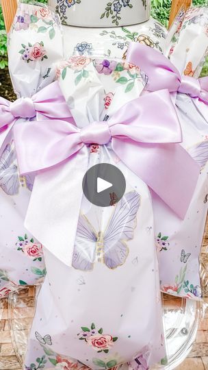 5.7K views · 823 reactions | Comment PURPLE and I’ll send you the link to the bag and bow! 🎀

This butterfly bag and matching purple bow are the perfect complement to your girly events! Baby shower, bridal shower, birthday party, works for kids parties too! 

#partyfavors #partyideas #partyinspo #babyshowerideas #bridalshowerideas #partystylist #diyparty #diypartydecor | Ashley Temple | Ella Langley · you look like you love me Ella Langley, Butterfly Bag, Butterfly Bags, Purple Bow, Butterfly Party, Purple Bows, You Love Me, Diy Party Decorations, The Bag