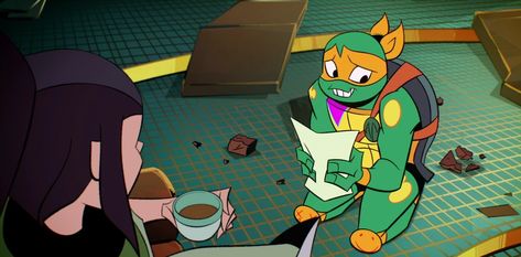 Doctor Delicate Touch, Mikey Rottmnt, Rottmnt Screenshots, Rottmnt Mikey, Tmnt 2018, Tmnt Swag, Tmnt Mikey, Mutant Mayhem, Ninja Turtles Funny