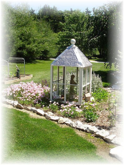 my garden cupola, gardening, repurposing upcycling Window Greenhouse, Magazine Feature, Indoor Greenhouse, Small Greenhouse, Diy Greenhouse, Old Windows, Garden Structures, Garden Shed, Outdoor Projects