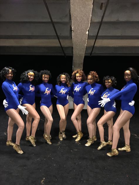 Majorette Practice Outfit, Majorette Outfits Hbcu, Majorette Dance Uniforms Shorts, Band Dancers Uniform, Hbcu Dance Teams, Majorette Dance Uniforms Purple, Majorette Dance Uniforms Blue, Blue Majorette Uniforms, Majorette Dance Uniforms