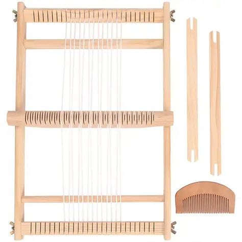 Diy Knitting Machine, Loom Board, Diy Tapestry, Loom Machine, Weaving Machine, Art Weaving, Weaving Kit, Diy Weaving, Knitting Tools