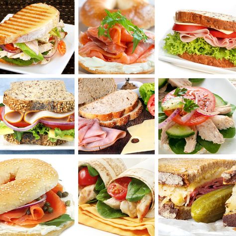 Sandwiches Collage. Collage of delicious sandwiches. Includes bagels, wraps, sou , #Aff, #delicious, #sandwiches, #Sandwiches, #Collage, #Includes #ad Club Sandwich Recipes, Cheese Sandwich Recipes, Cold Sandwiches, Collage Collage, Ham And Cheese Sandwich, Hot Sandwich, Simple Sandwiches, Delicious Sandwiches, Girl Illustration