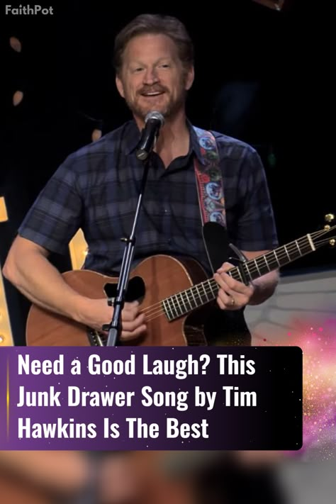 Need a Good Laugh? Then You Need to Watch Tim Hawkins' Junk Drawer. #junkdrawer #funny #TimHawkins Tim Hawkins Videos, Tim Hawkins, Walker Hayes, Comedian Videos, Amazing Singing, Funny Song, Make Em Laugh, Christian Values, Christian Music Videos